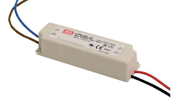 Power supply for LED 12V 100W LPV-100-12 @ electrokit