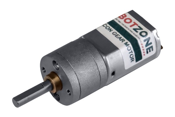 DC motor with gearbox 25:1 6-18V 508rpm @ electrokit