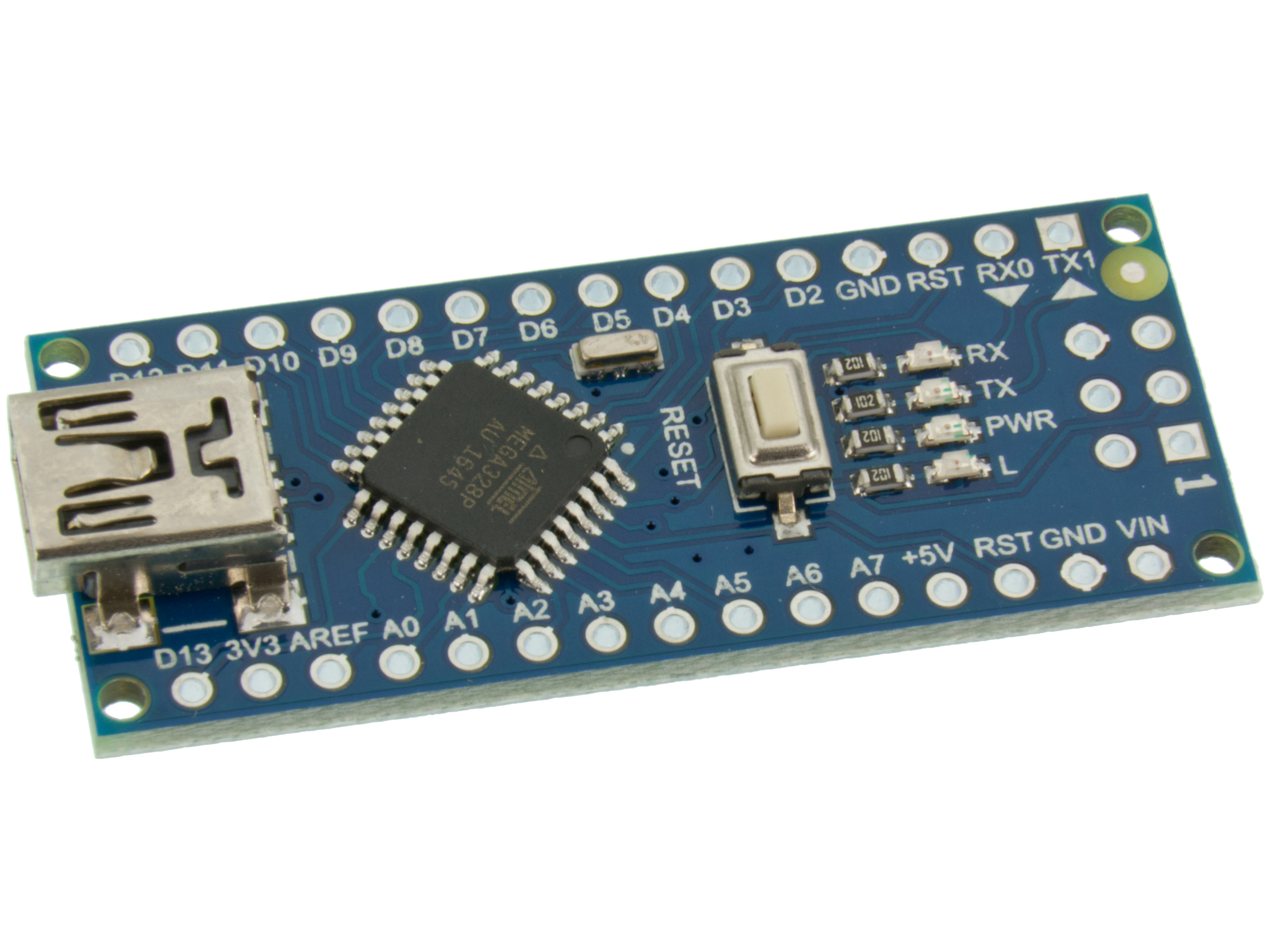 Utvecklingskort ATMEGA328P Nano-kompatibelt @ electrokit