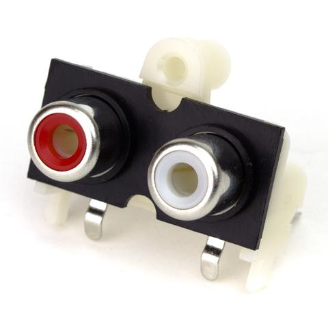 Dual Phono Connector for pHAT DAC @ electrokit