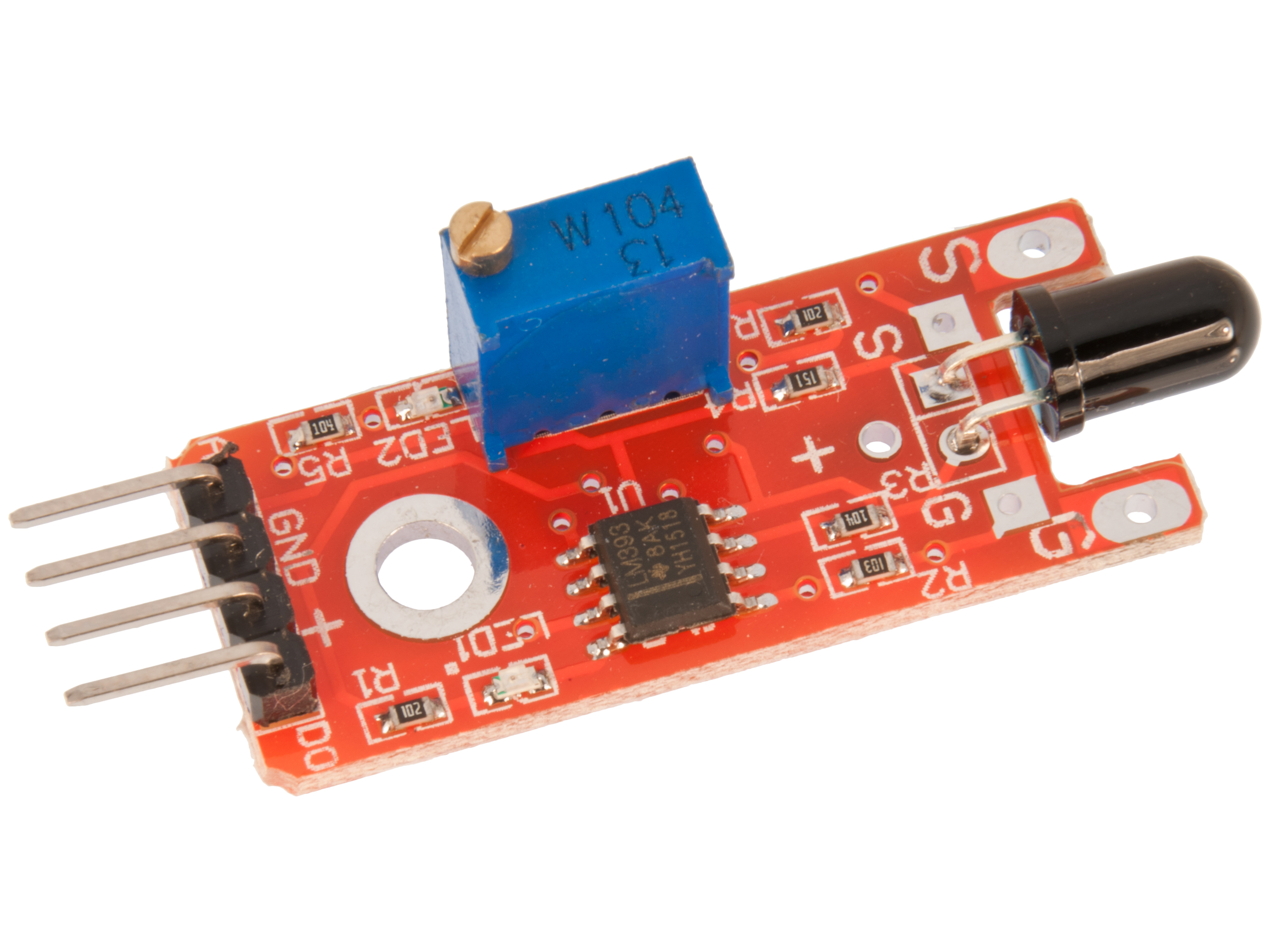 Eldsensor IR 760-1100nm @ electrokit