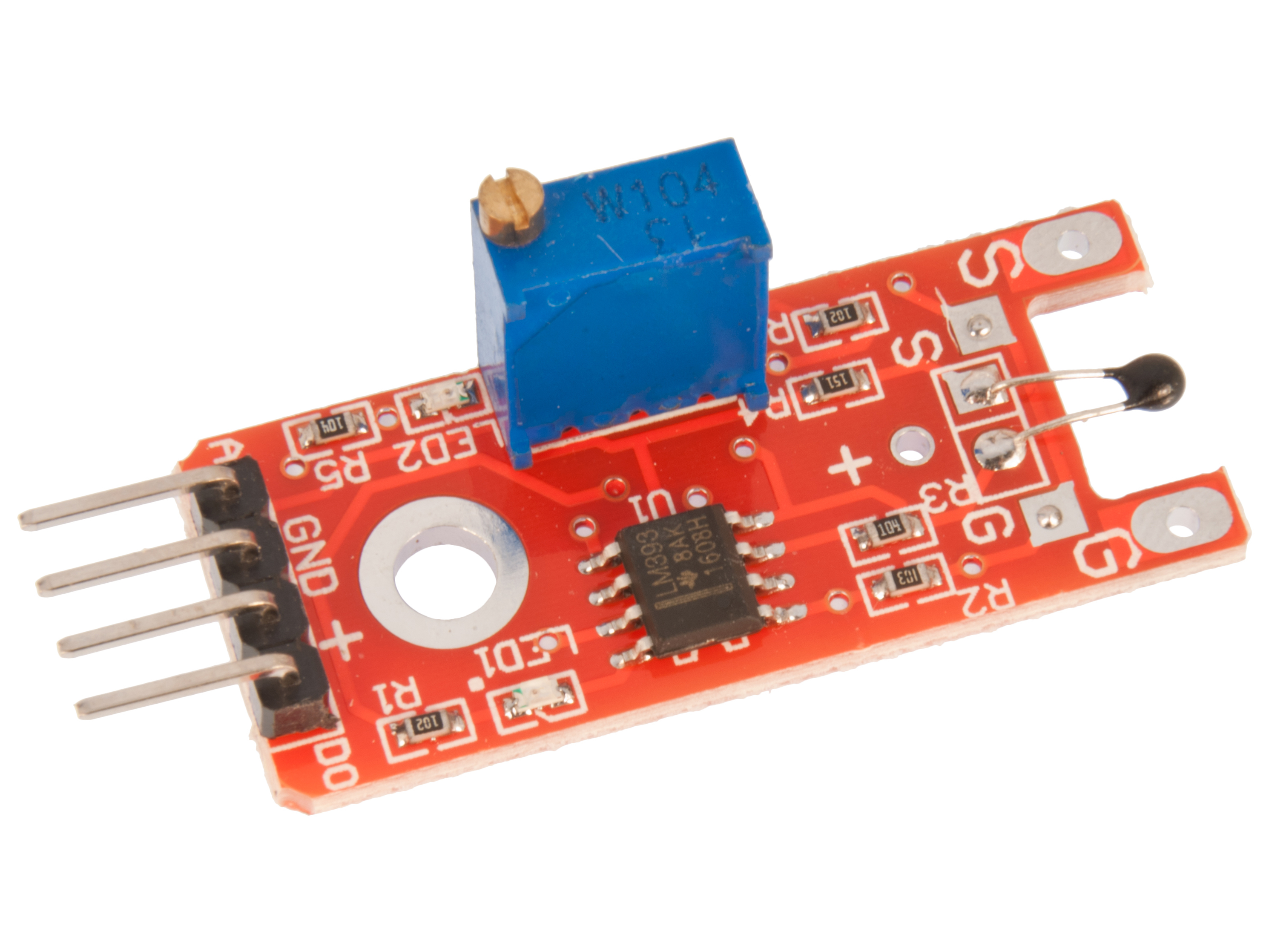 Temperatursensor analog+digital @ electrokit