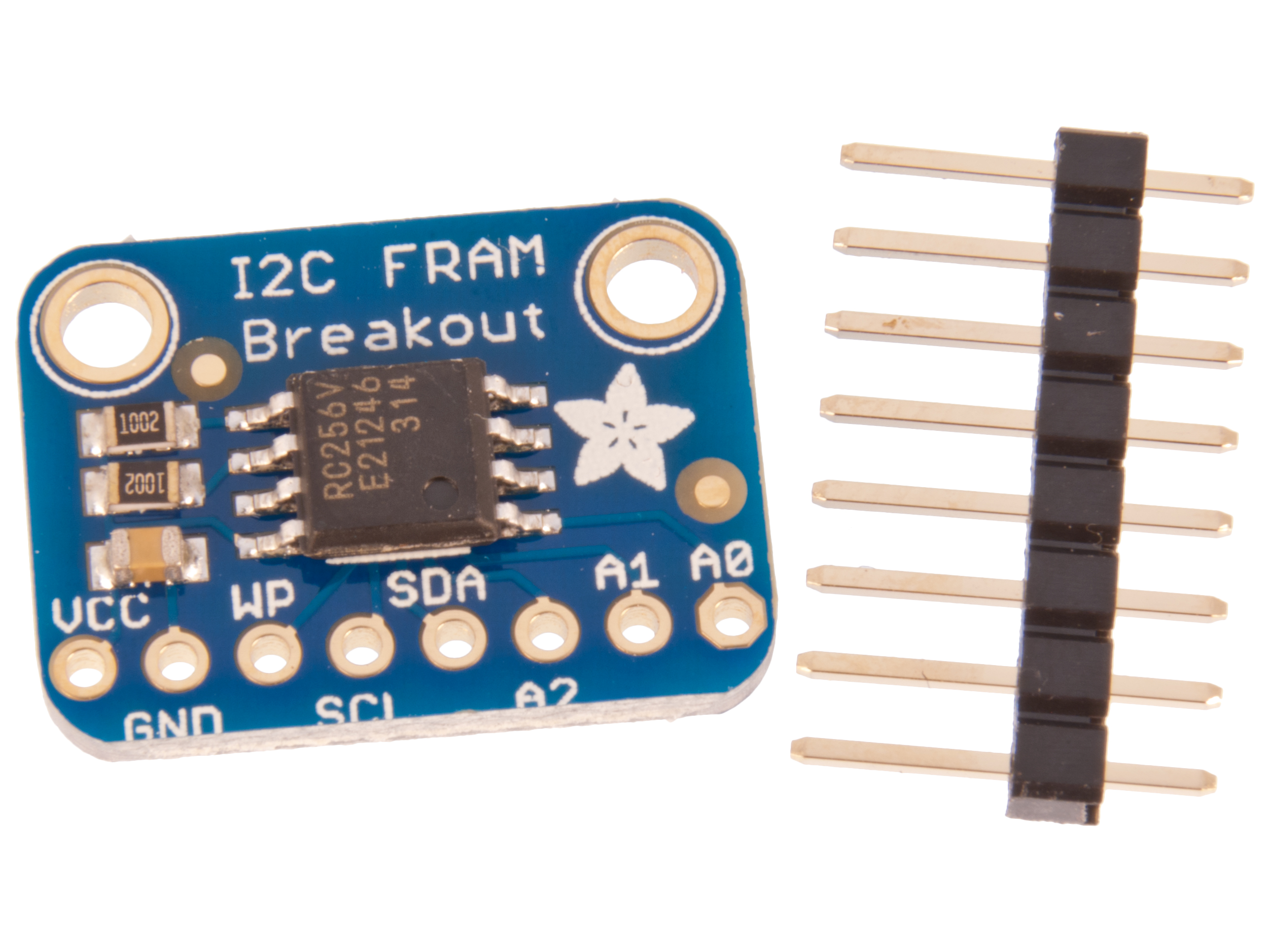 Adafruit I2C Non-Volatile FRAM Breakout - 256Kbit / 32KByte @ electrokit