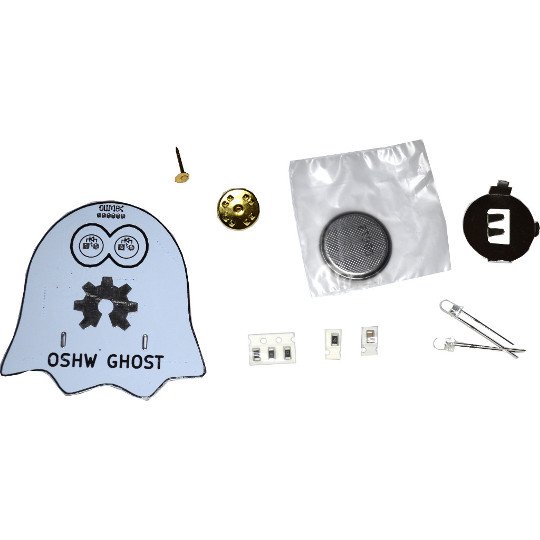 OSHW Ghost - SMD kit @ electrokit