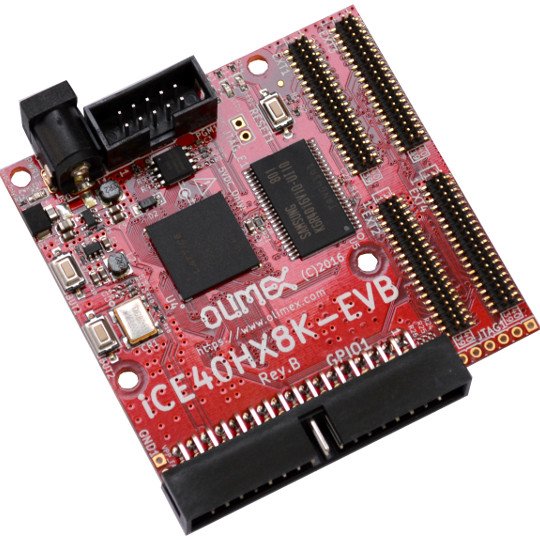 Olimex iCE40HX8K FPGA utvecklingskort @ electrokit