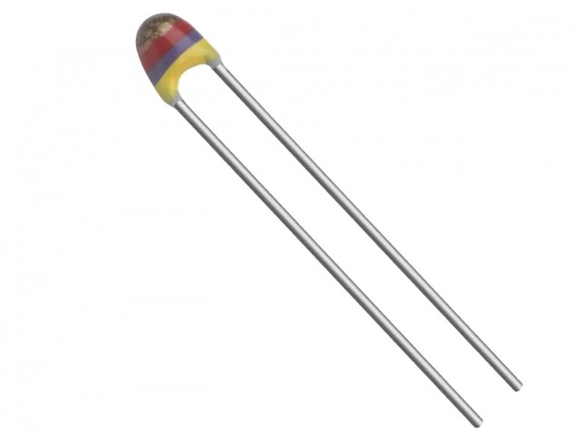 NTC resistor 100kohm 4190K 2.54mm @ electrokit