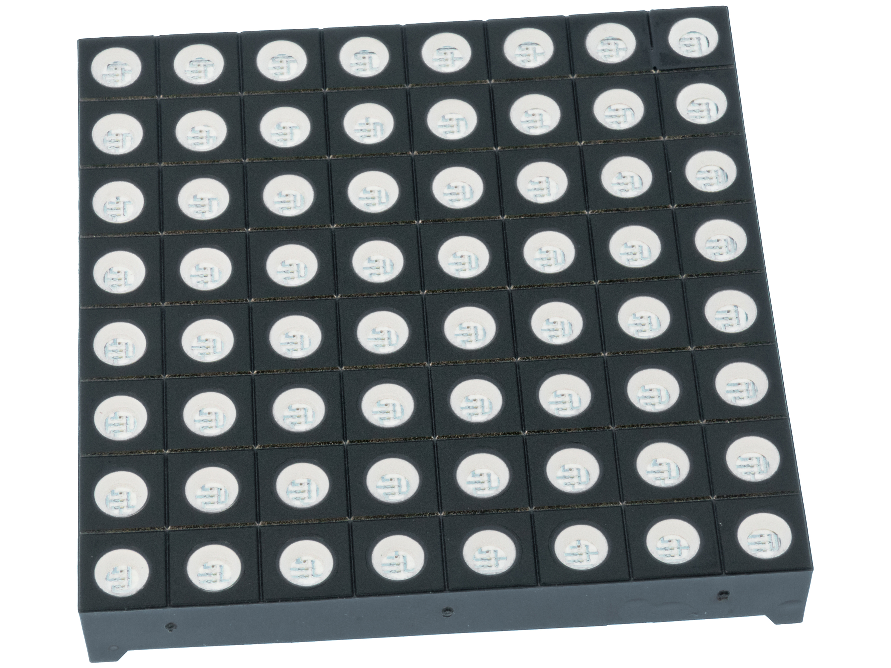 LED matrix 8x8 RGB common anode 60x60mm @ electrokit