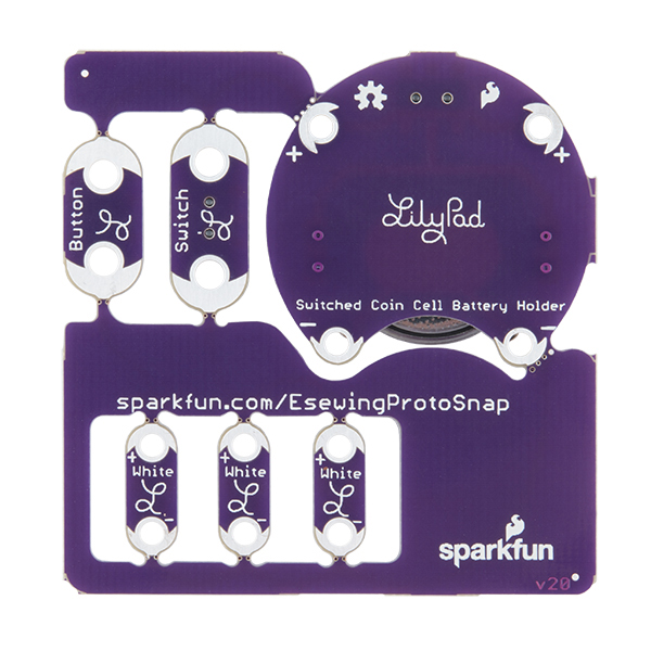 LilyPad E-Sewing ProtoSnap @ electrokit