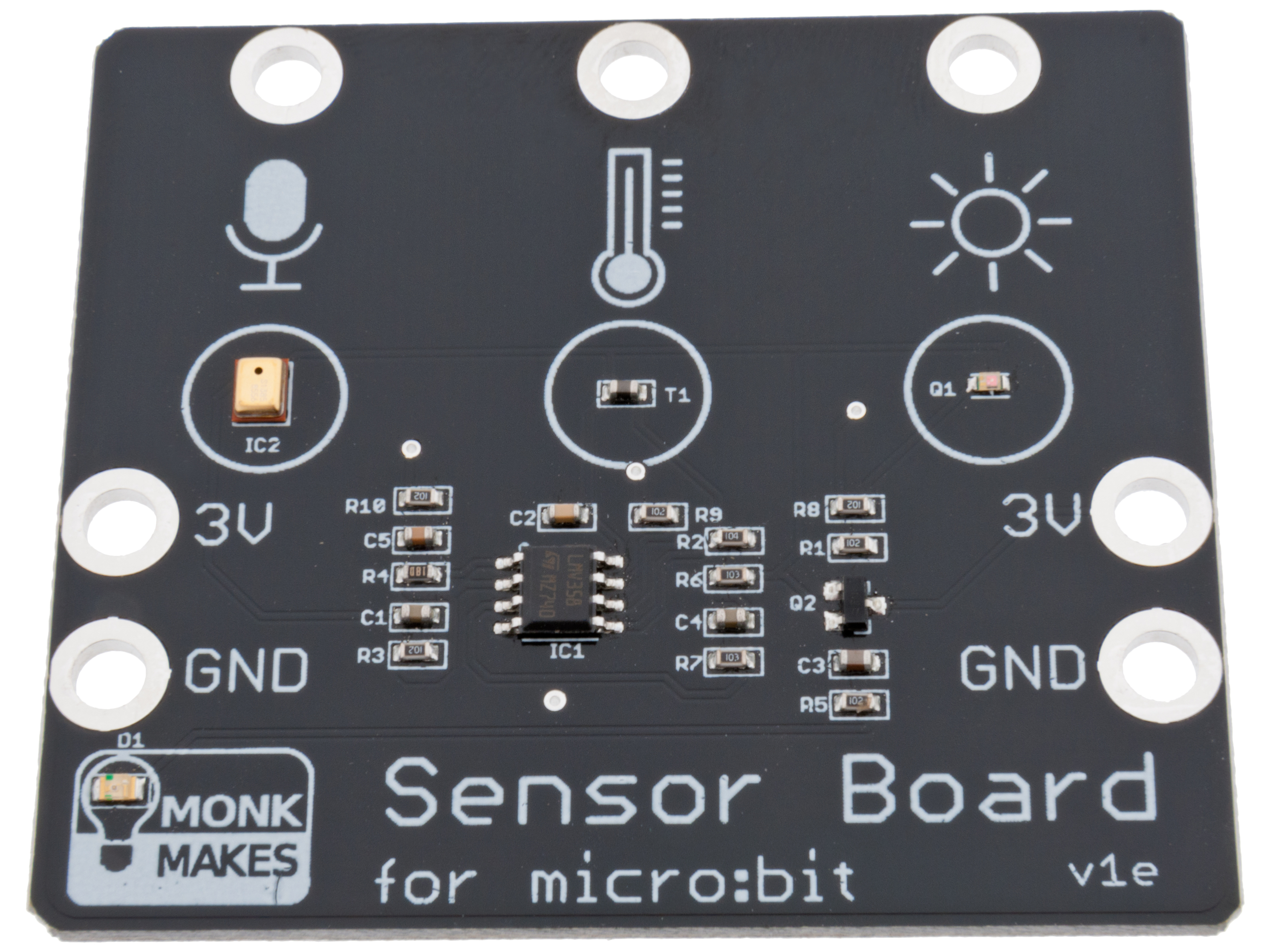 Sensorkort för BBC micro:bit @ electrokit (1 av 3)