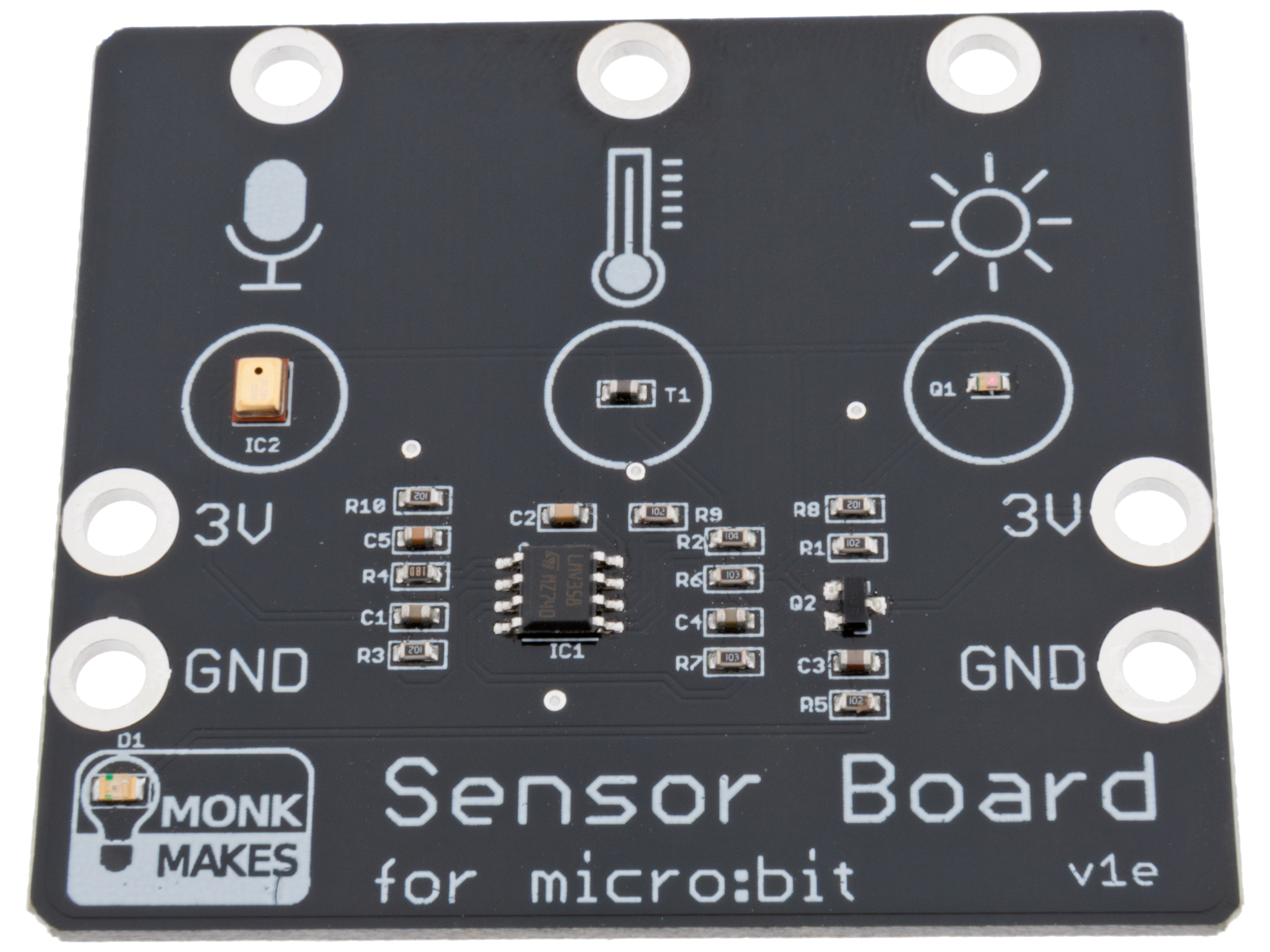 Sensorkort för BBC micro:bit @ electrokit