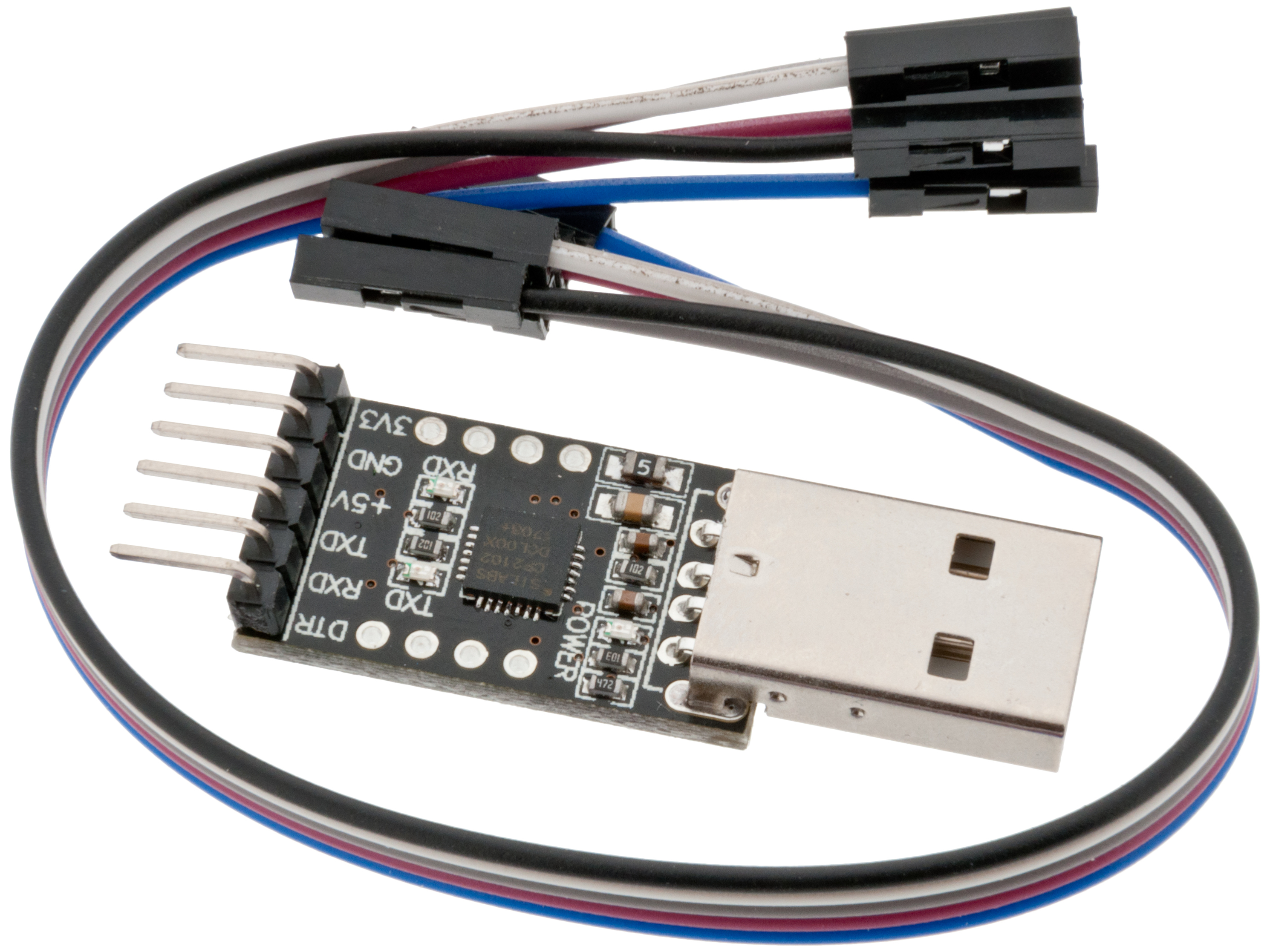 USB- seriellomvandlare CP2102 @ electrokit