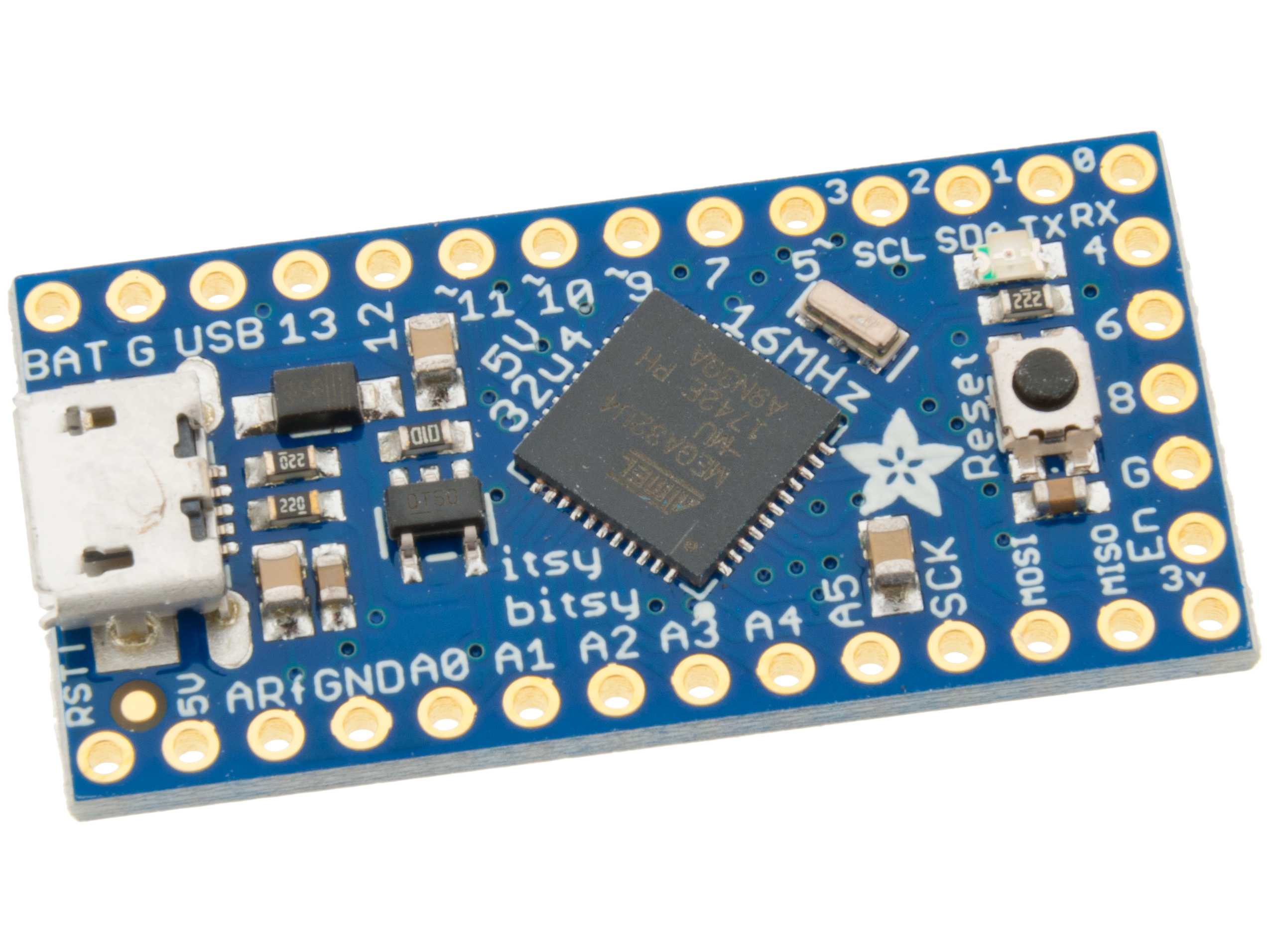 Adafruit ItsyBitsy 32u4 - 5V 16MHz @ electrokit