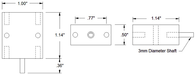 Monteringslåda för miniatyrmotor @ electrokit (3 av 5)