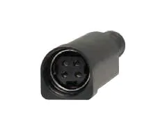 DC connector 4-pin female cable @ electrokit