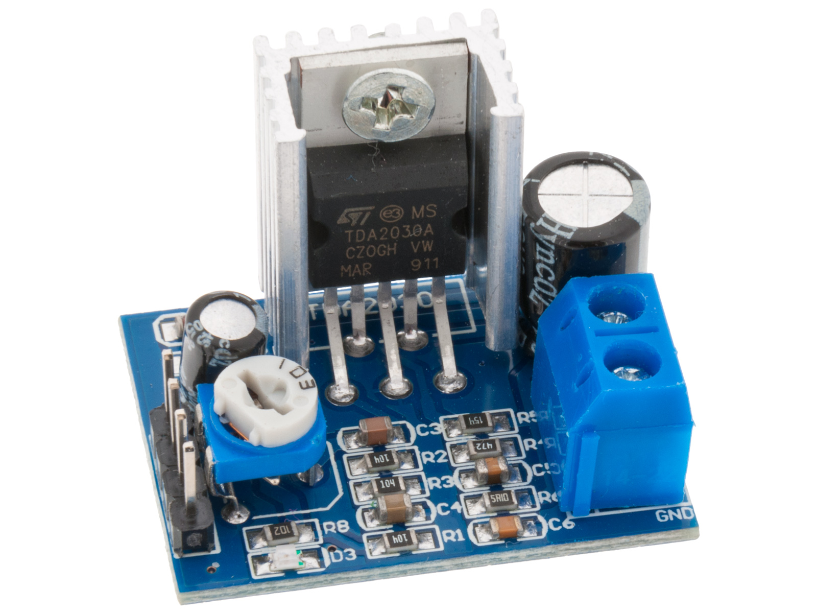 Audio amplifier 18W mono @ electrokit