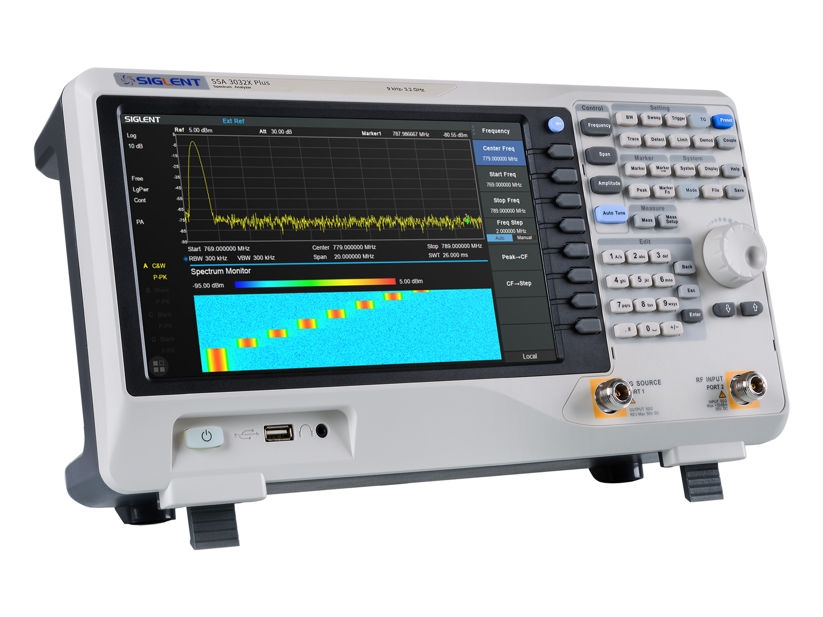 Spektrumanalysator 3.2GHz SSA3032X Plus (inkl TG) @ electrokit (6 av 6)