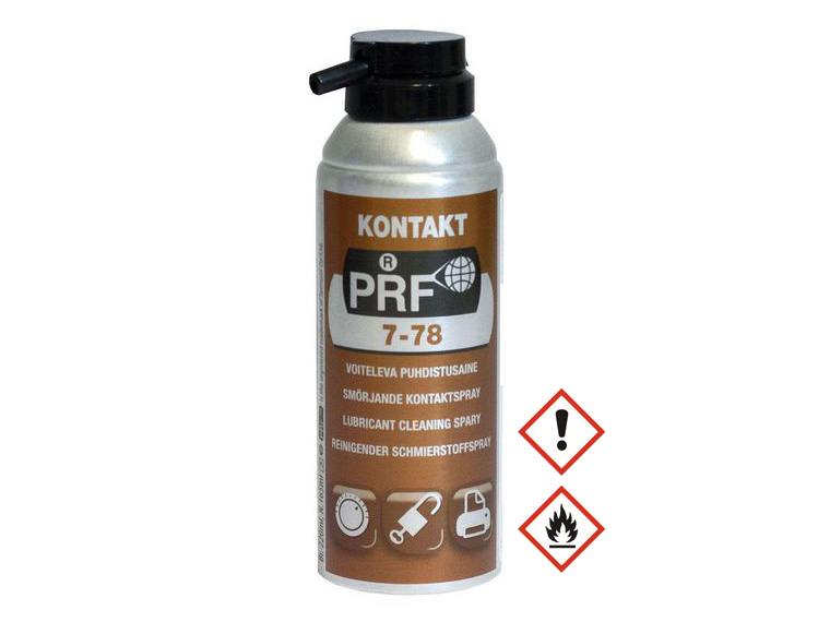 Contact spray cleaner contains oil PRF 7-78 Kontakt 220ml @ electrokit