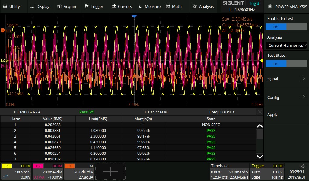 SDS-5000X-PA Advanced Power Analysis sw license @ electrokit