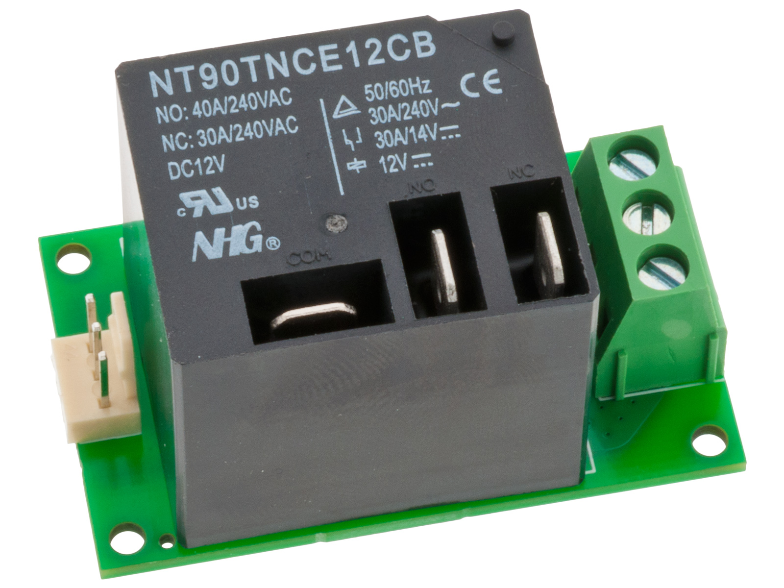 Relay module 12V 30A @ electrokit