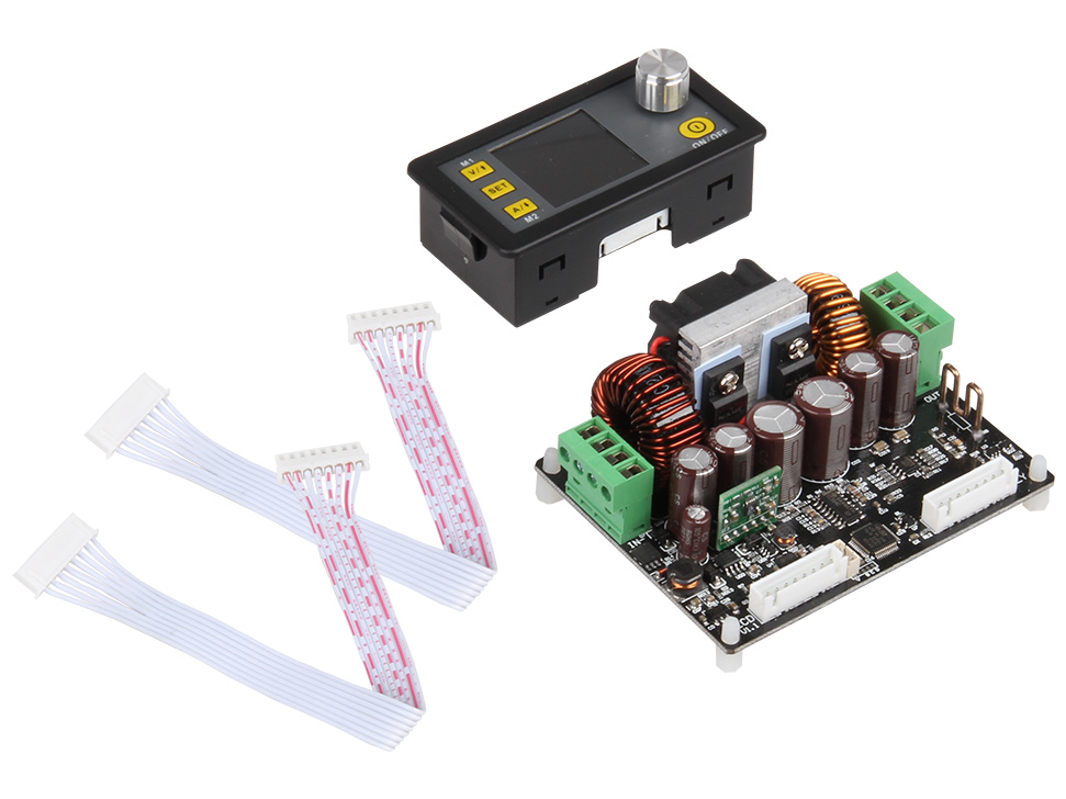 Programmerbar strömförsörjning 50V / 5A step-up/step-down @ electrokit