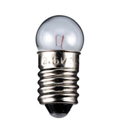 Glödlampa E10 12V 0.2A 2.4W glob @ electrokit (1 av 1)