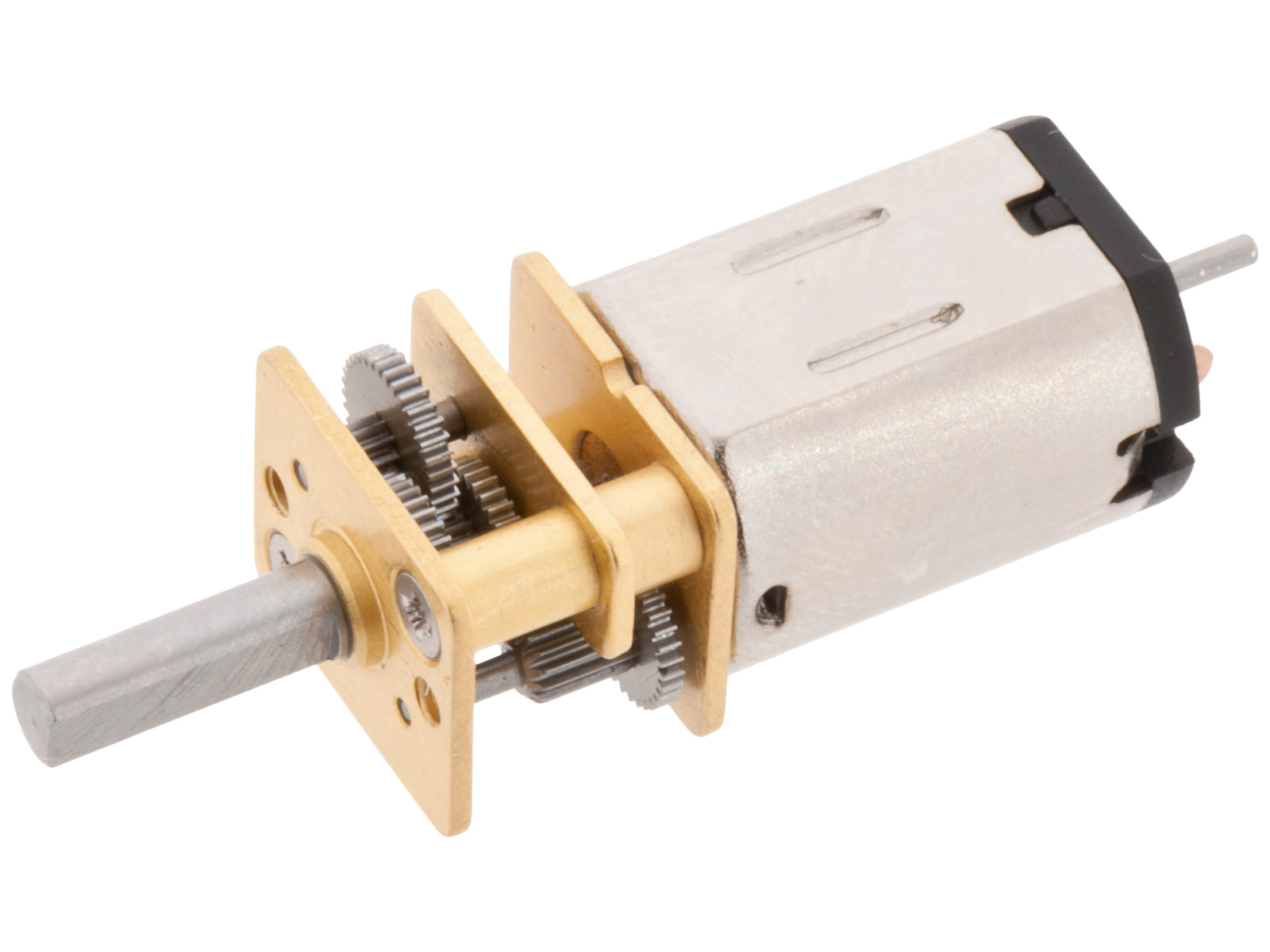 DC motor with gearbox 50:1 650rpm 6V @ electrokit