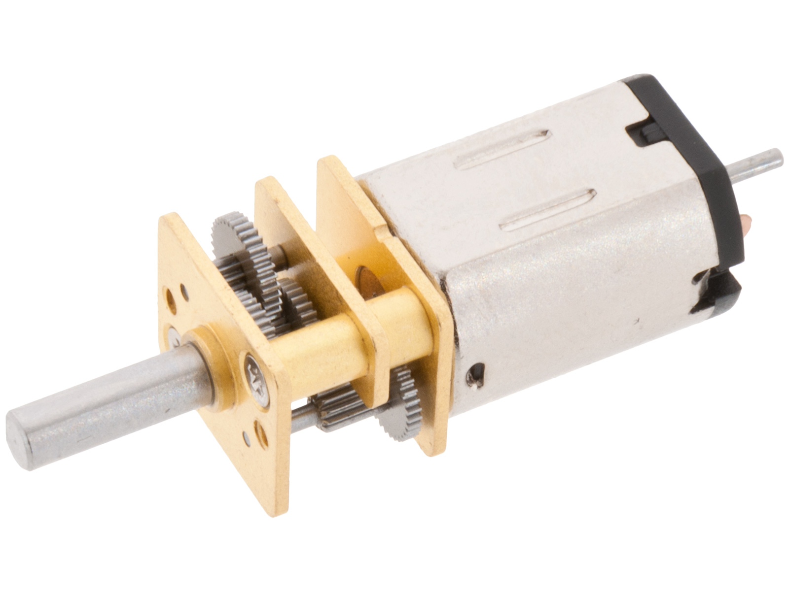 DC motor with gearbox 75:1 430rpm 6V @ electrokit