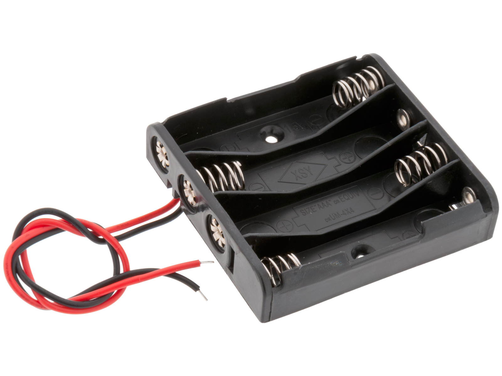 Batterihållare 4x AAA kabelanslutning