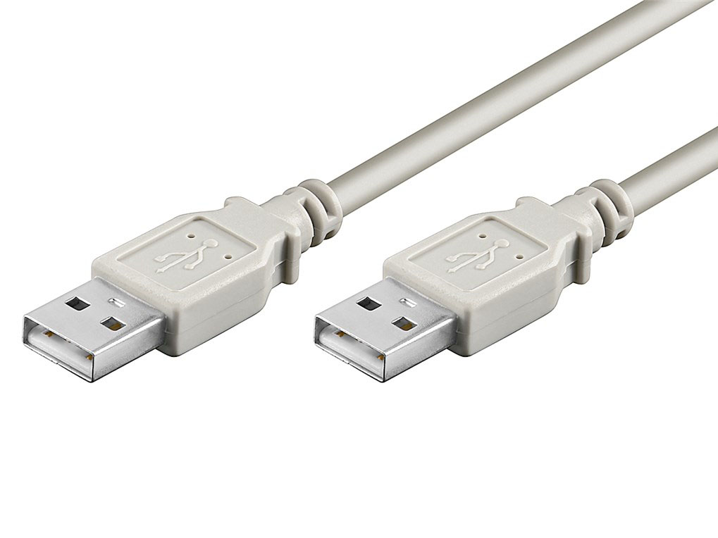 USB-kabel A-hane - A-hane 3m @ electrokit