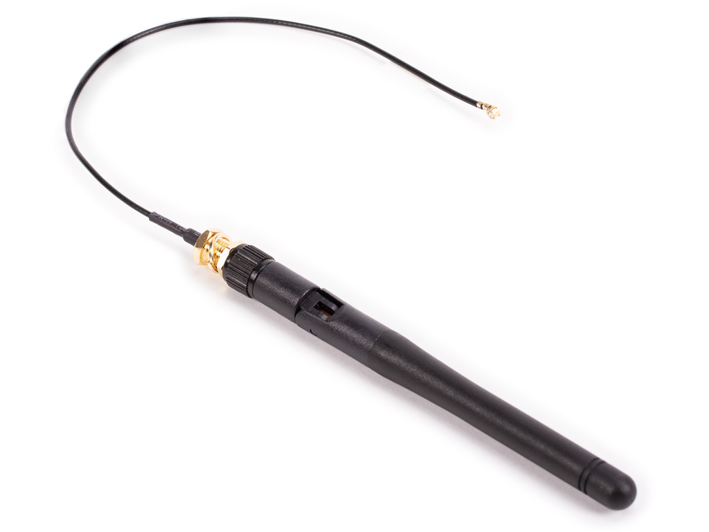 WiFi-antenn Dual-band - 2.4/5GHz RP-SMA + uFL-adapter
