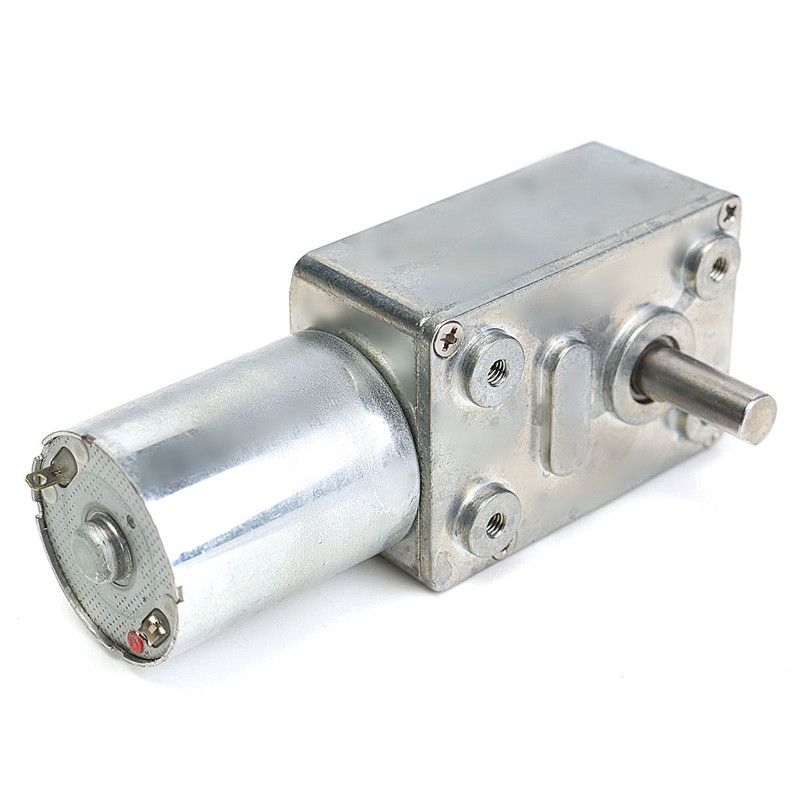 DC-motor med snäckväxel 12VDC 200rpm @ electrokit