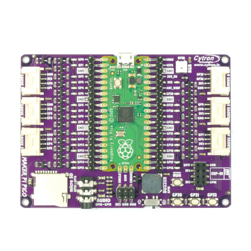 Maker Pi Pico - experiment board @ electrokit