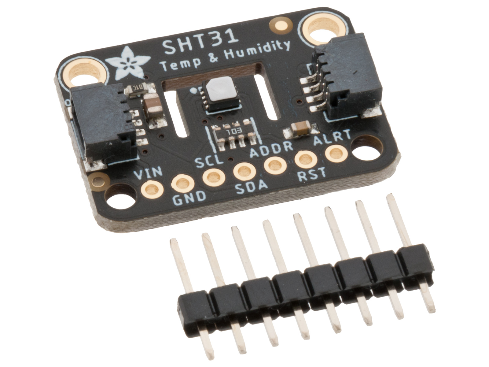 Adafruit Sensirion SHT31-D Temperatur & luftfuktighetssensor @ electrokit