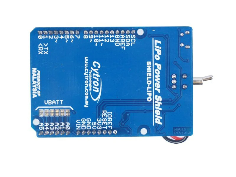LiPo-shield för Arduino @ electrokit (4 av 4)