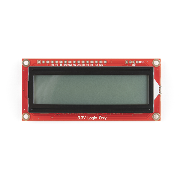 LCD 2x16 tecken RGB seriell (QWIIC) @ electrokit (2 av 4)