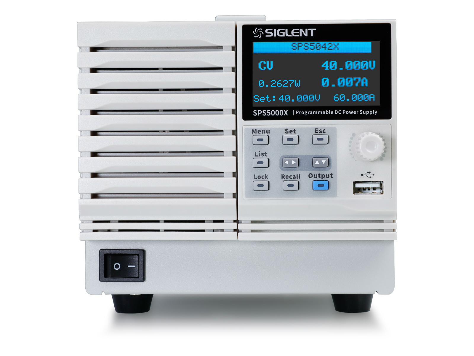 Programmable power supply Siglent 1x 40V/60A 720W SPS5042X @ electrokit