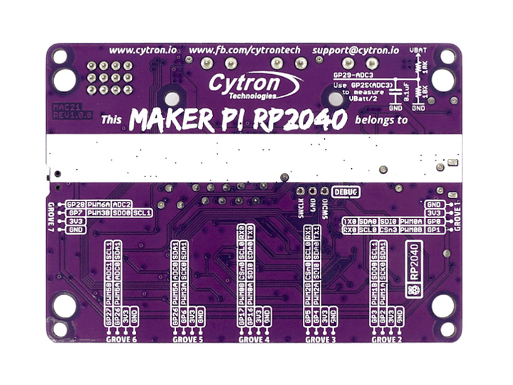 Maker Pi RP2040 @ electrokit