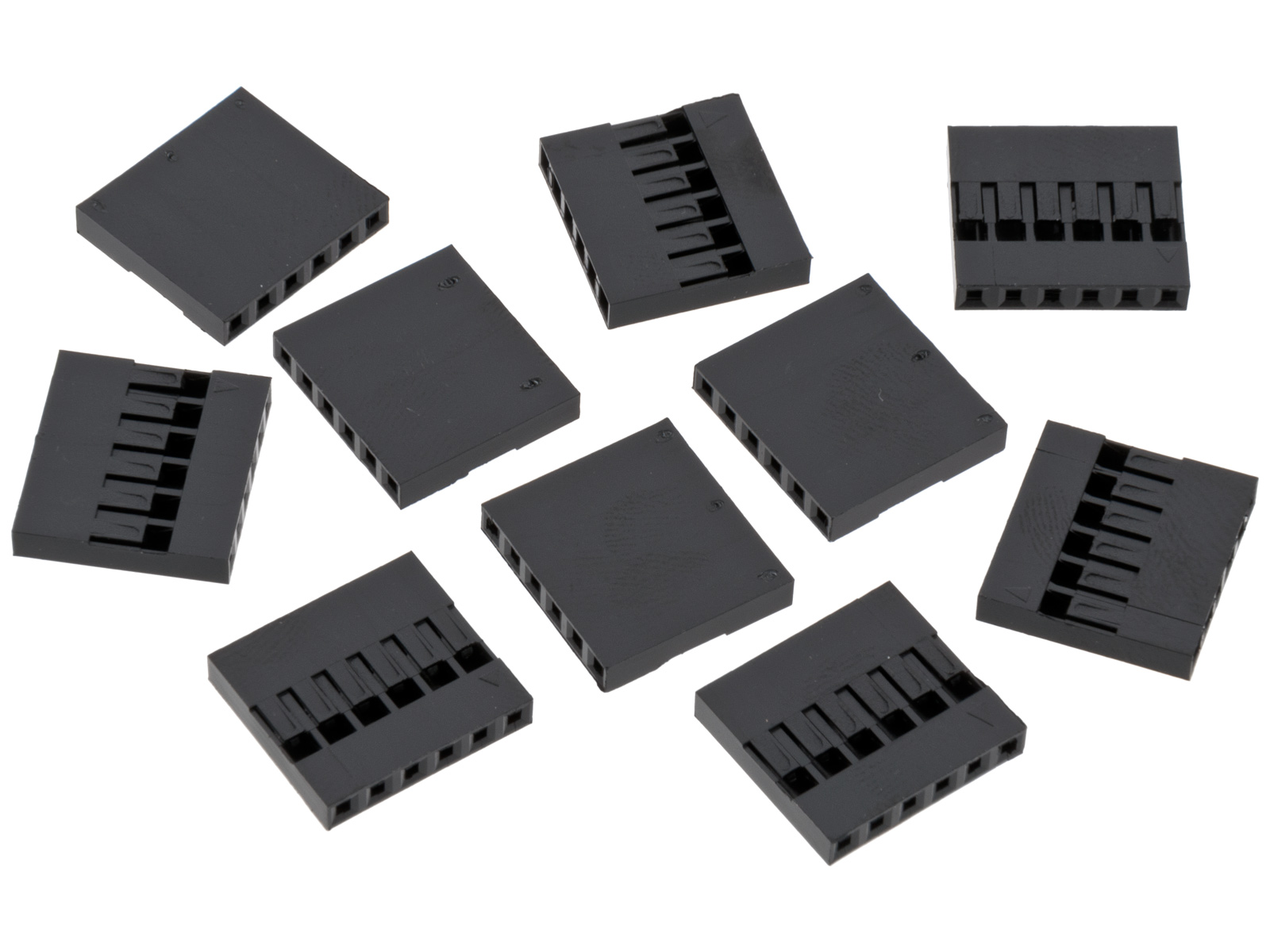 Kontakthus 2.54mm 1x6-pol 10-pack