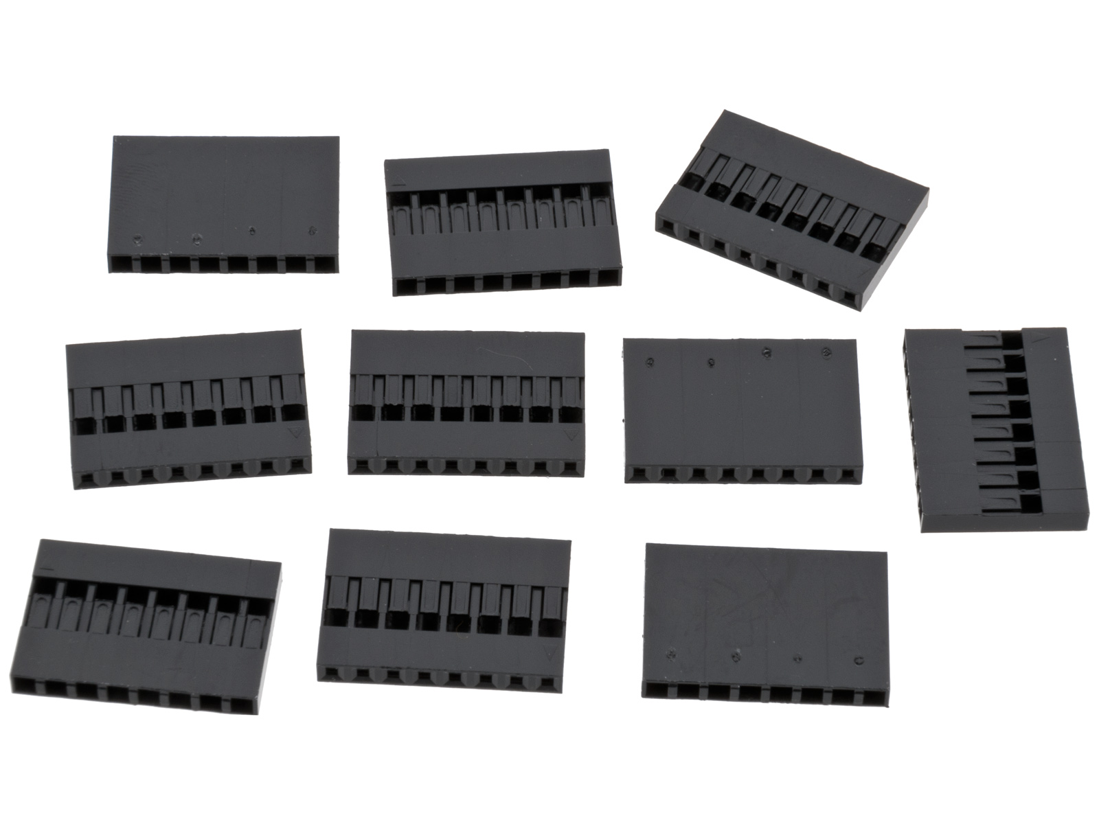 Kontakthus 2.54mm 1x8-pol 10-pack