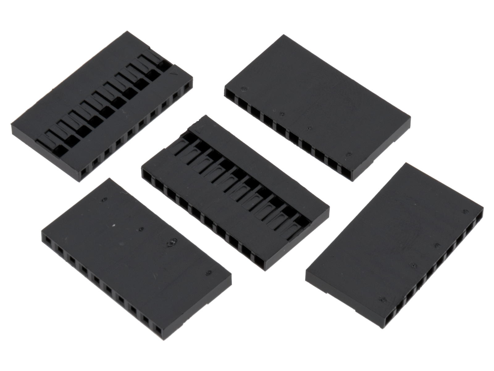 Kontakthus 2.54mm 1x10-pol 5-pack