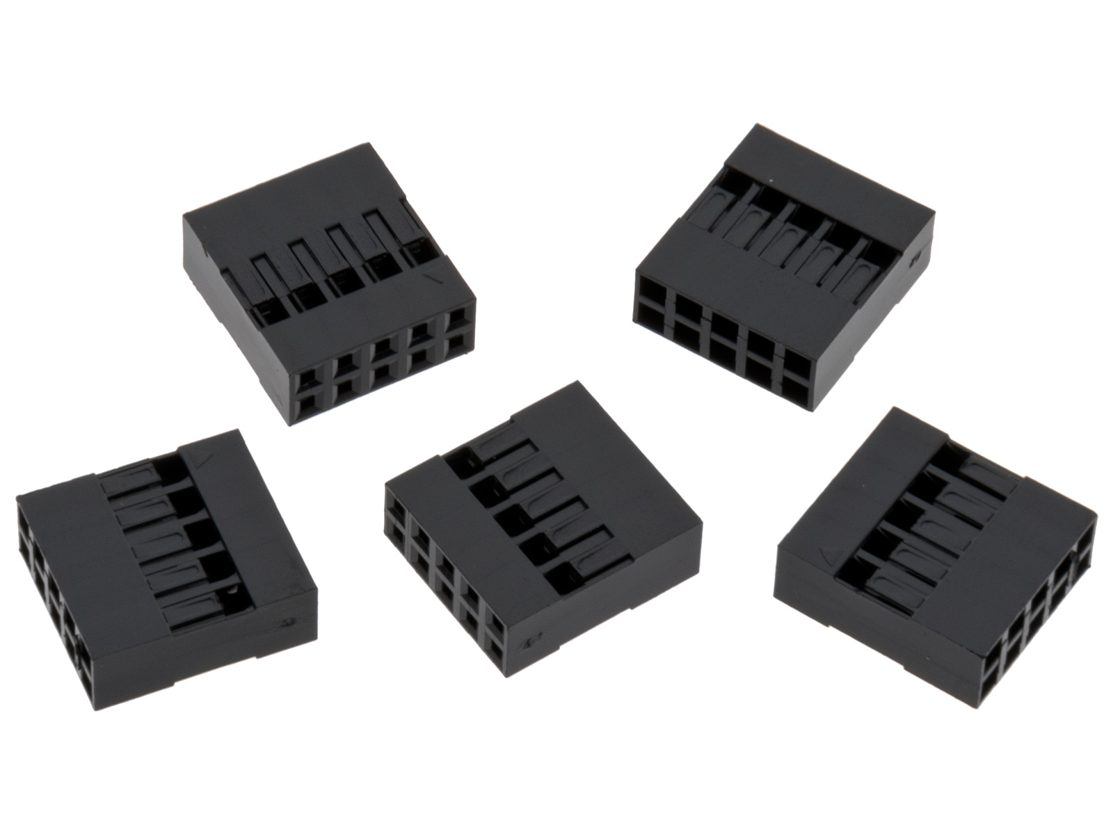 Kontakthus 2.54mm 2x5-pol 5-pack