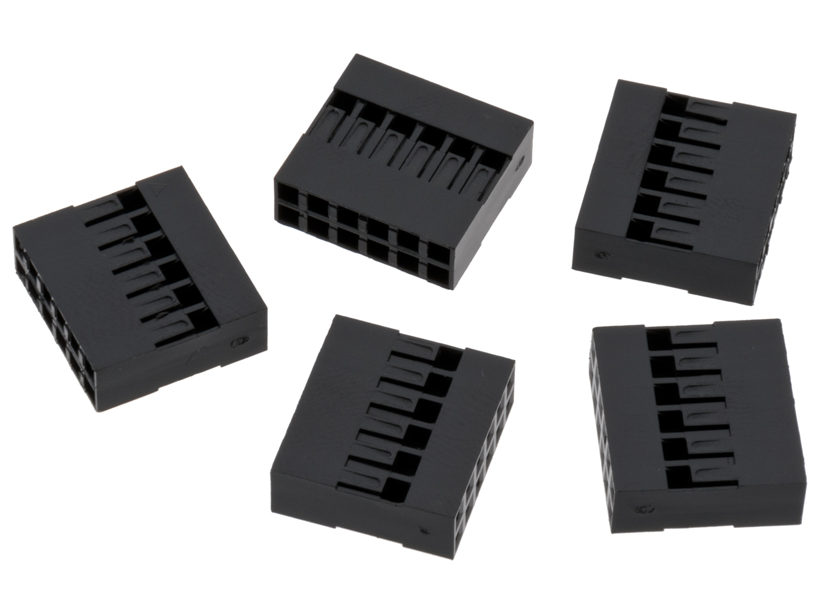 Kontakthus 2.54mm 2x6-pol 5-pack