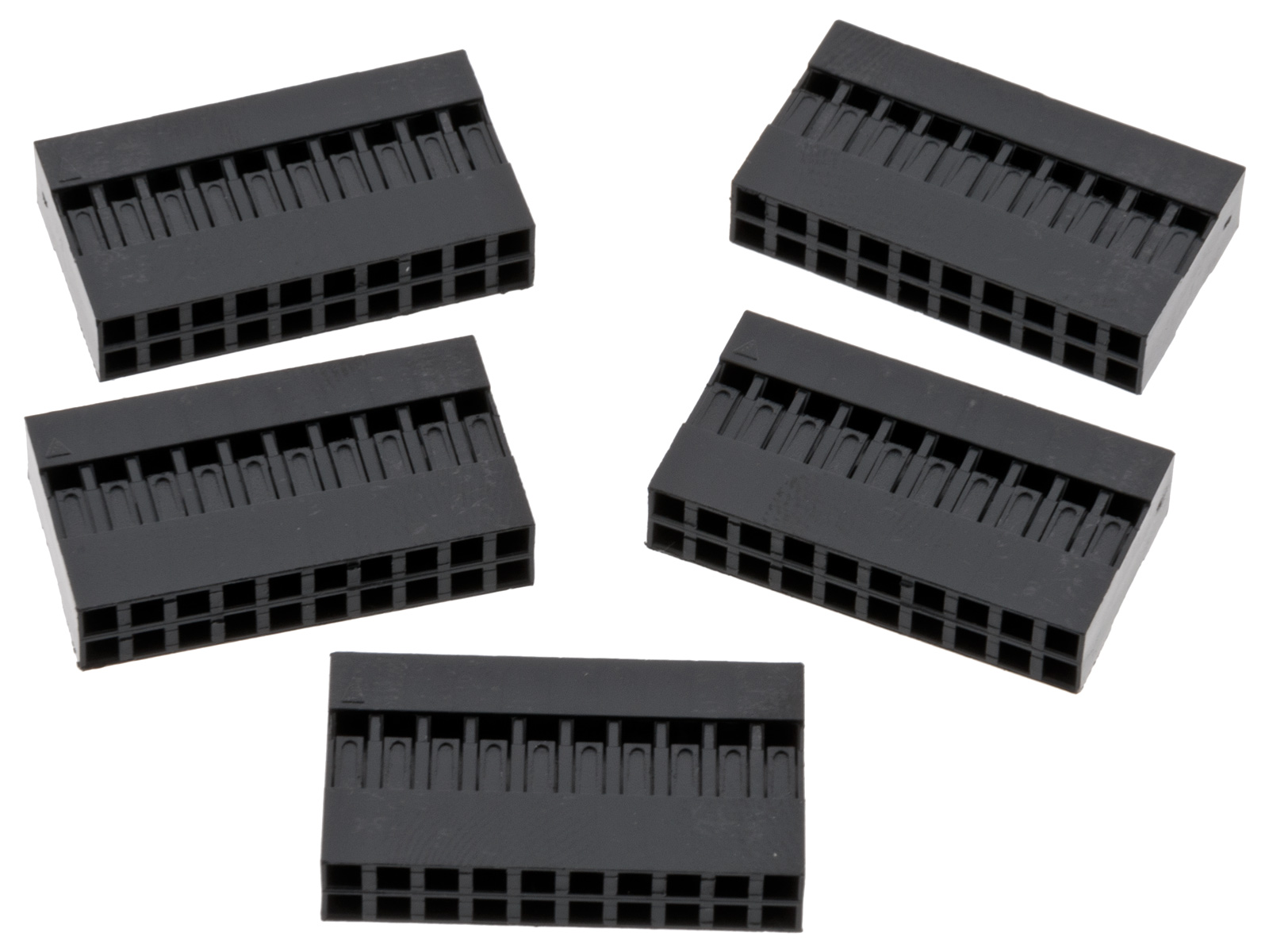Kontakthus 2.54mm 2x10-pol 5-pack