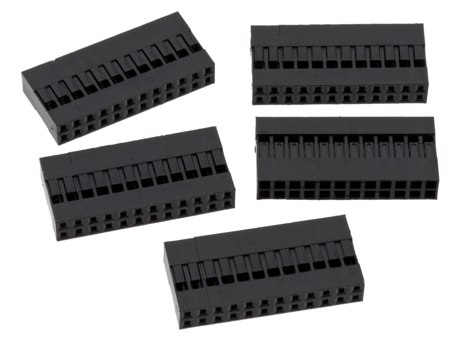 Kontakthus 2.54mm 2x12-pol 5-pack
