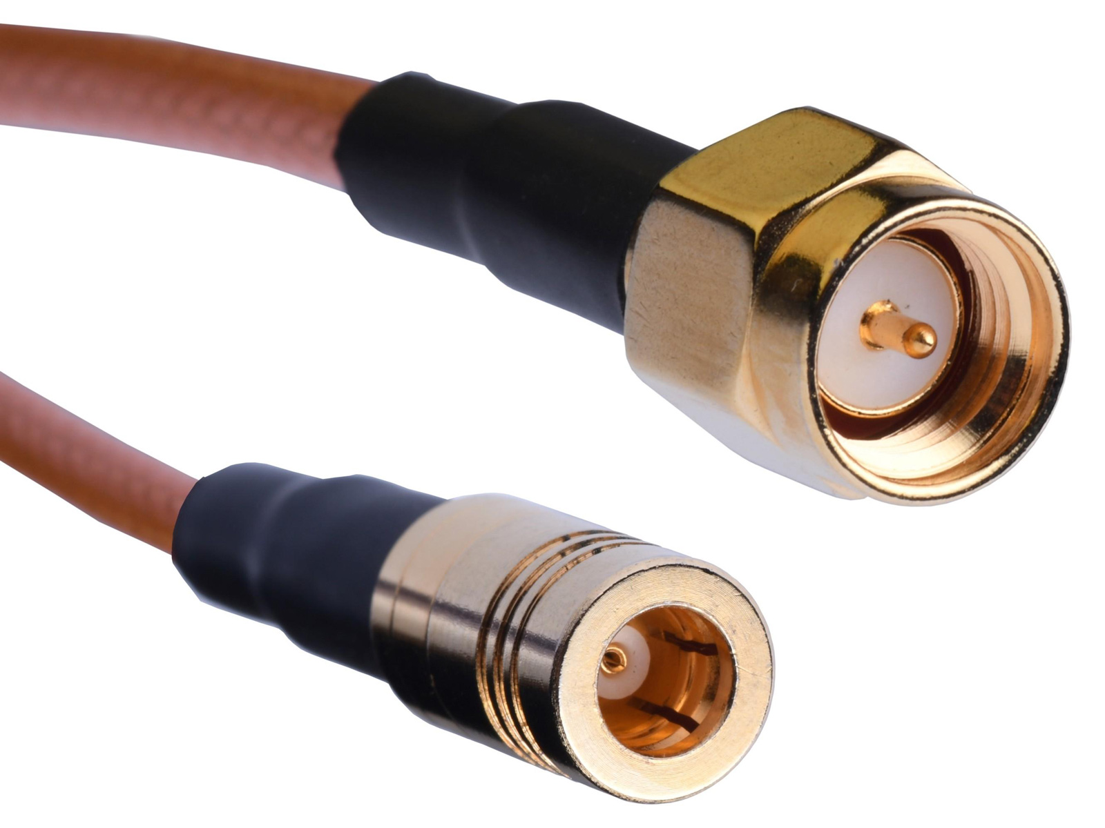 Kabel SMA-hane till SMB-hona RG-316 0.75m 6GHz Tekbox