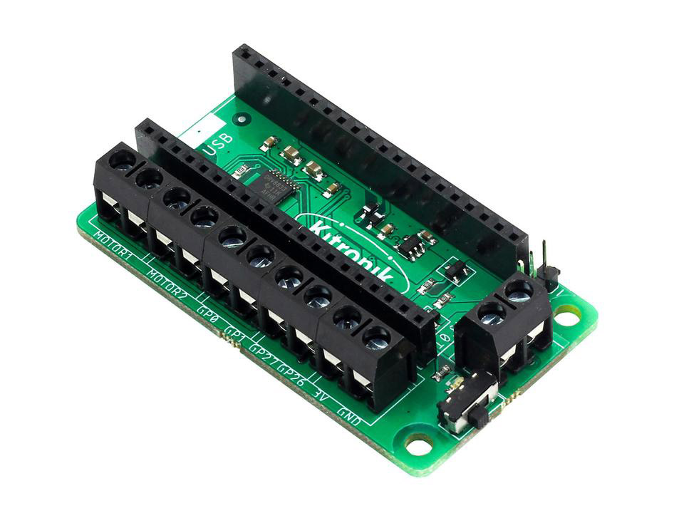 Motor driver for Raspberry Pi Pico @ electrokit