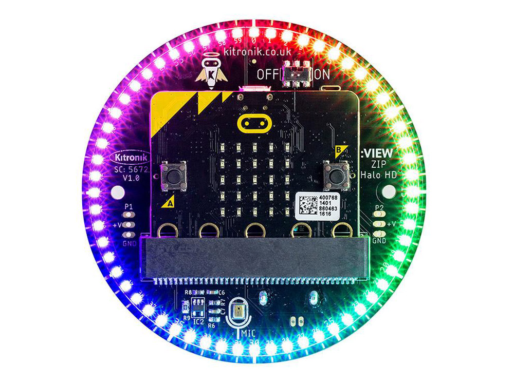 Kitronik ZIP Halo för micro:bit @ electrokit