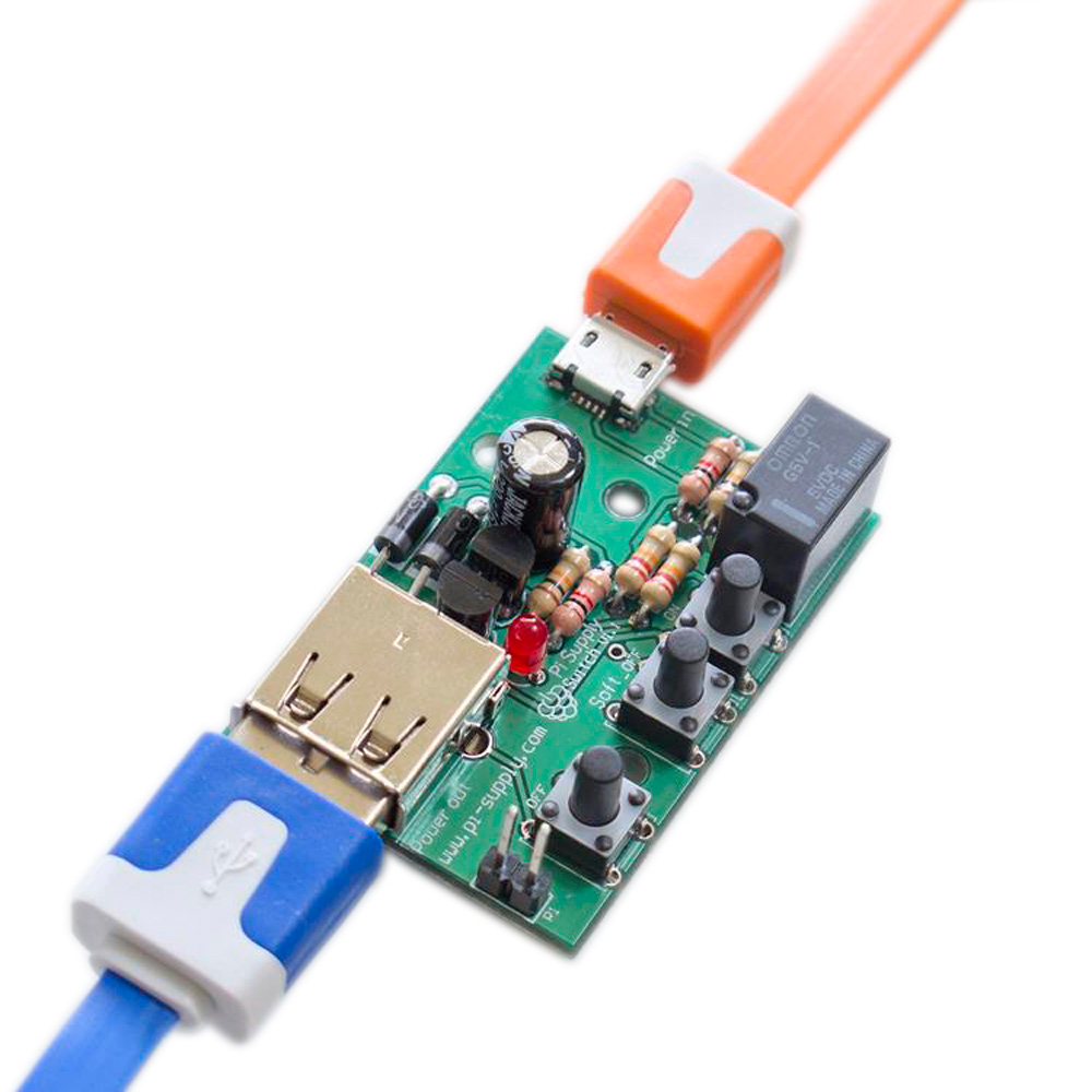 Power switch for Raspberry Pi @ electrokit