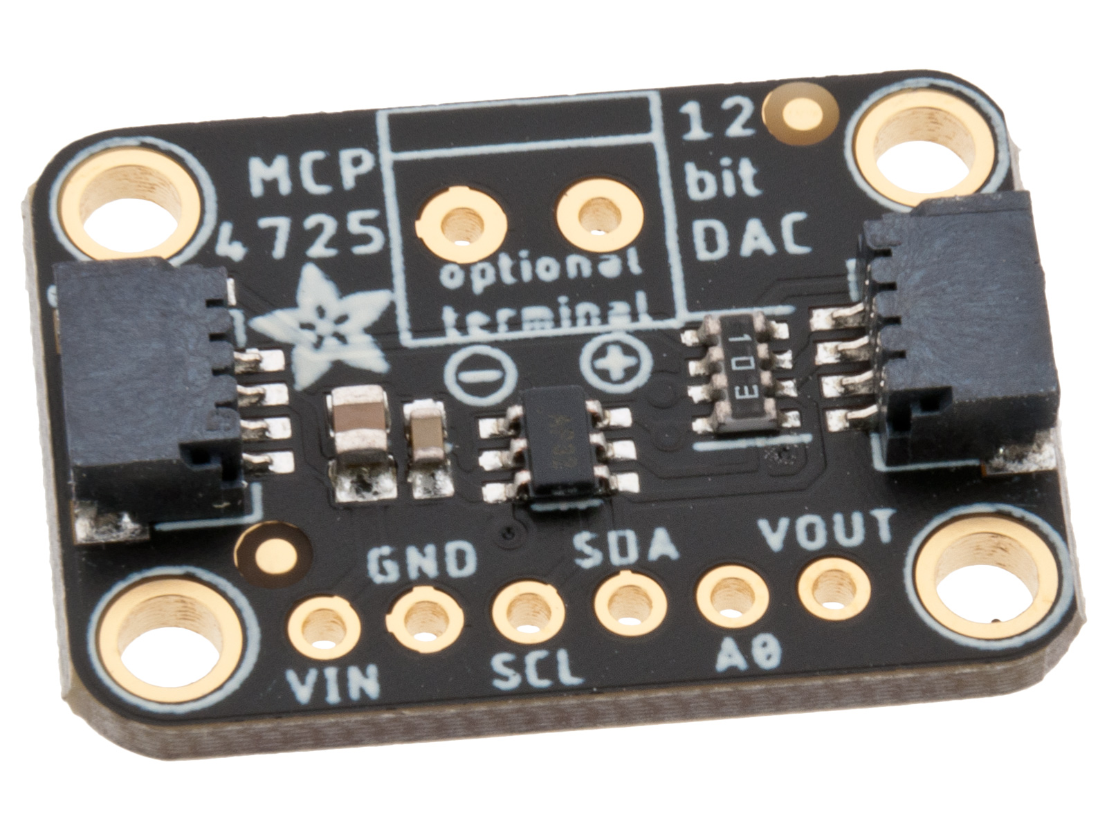 Adafruit MCP4725 12-bit DAC Stemma/Qwiic @ electrokit