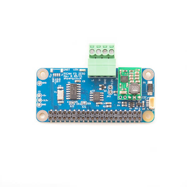 PiCAN FD Zero for Raspberry Pi Zero with 1A SMPS @ electrokit